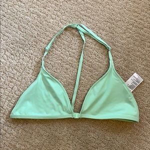 Turquoise bikini top